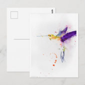 Postkarte - Kolibri (Vorne/Hinten)