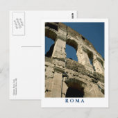 Postkarte "Kolosseum, Rom" (Vorne/Hinten)