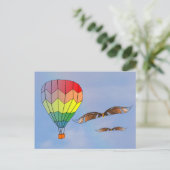 Postkarte - Komm, flieg mit mir (Stehend Vorderseite)