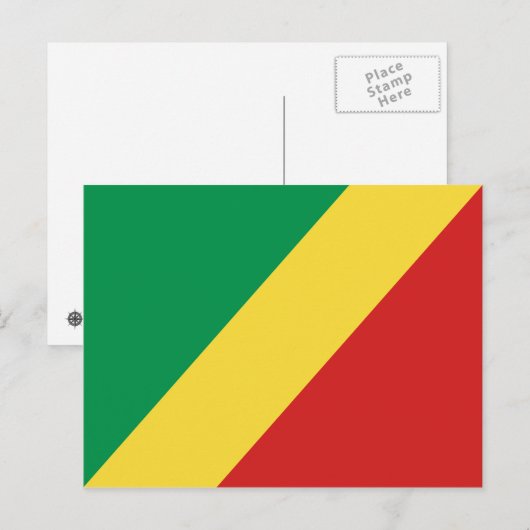 Postkarte Kongo-Brazzaville (Vorne/Hinten)