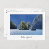Postkarte Königssee (Vorne/Hinten)