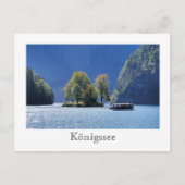 Postkarte Königssee (Vorderseite)
