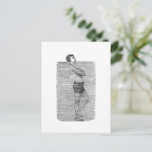 Postkarte 'Kopf über Wasser' (Stehend Vorderseite)
