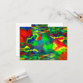 Postkarte "Korallenmeiden" (Vorderseite/Rückseite Beispiel)