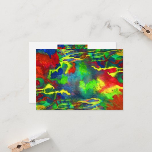 Postkarte "Korallenmeiden" (Vorderseite/Rückseite Beispiel)