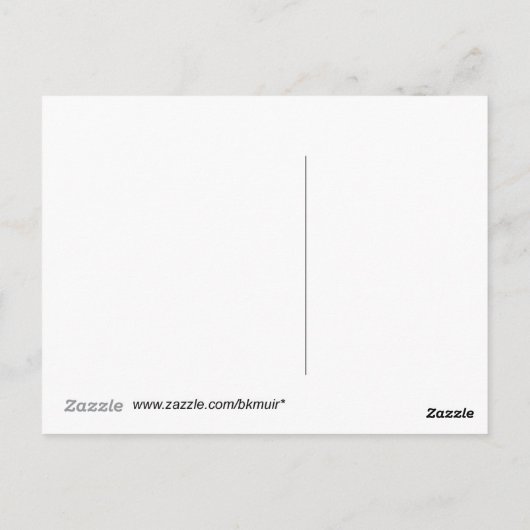 Postkarte - kosmische Einheit (Rückseite)