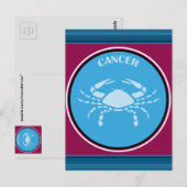 Postkarte Krebs (Vorne/Hinten)