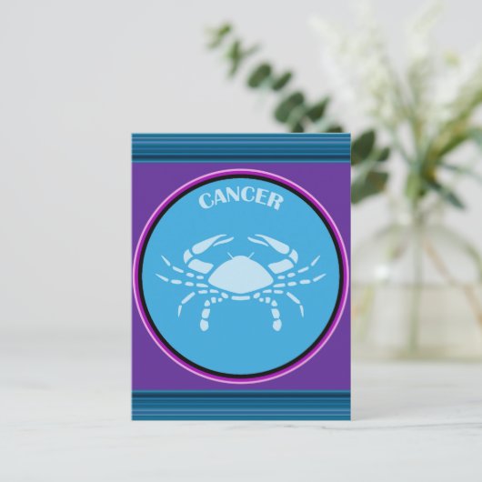 Postkarte Krebs (Stehend Vorderseite)