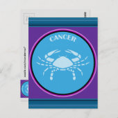 Postkarte Krebs (Vorne/Hinten)