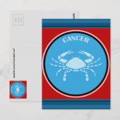 Postkarte Krebs (Vorne/Hinten)