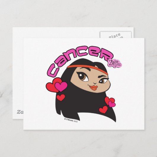 Postkarte Krebs (Vorne/Hinten)