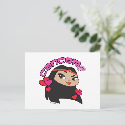 Postkarte Krebs (Stehend Vorderseite)