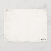 Postkarte Kunst mit einer schönen Sinti und Roma G (Rückseite)