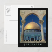 Postkarte "Kuppel des Felsens, Jerusalem" (Vorne/Hinten)