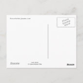 Postkarte "Kuppel des Felsens, Jerusalem" (Rückseite)