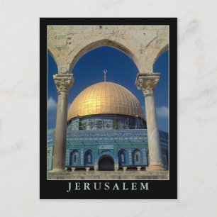 Postkarte "Kuppel des Felsens, Jerusalem"
