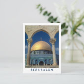 Postkarte "Kuppel des Felsens, Jerusalem" (Stehend Vorderseite)