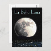 Postkarte La Bella Luna (Vorne/Hinten)