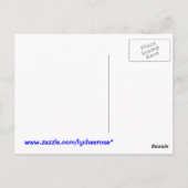 Postkarte La Bella Luna (Rückseite)