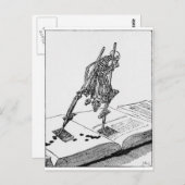Postkarte La Dance de la Mort (Vorne/Hinten)