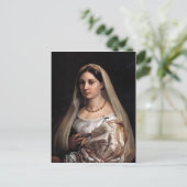 Postkarte La Donna Velata (Stehend Vorderseite)