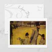 Postkarte La Place de la Concorde (Vorne/Hinten)