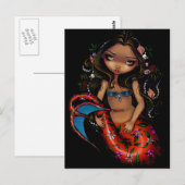 Postkarte "La Sirena" (Vorne/Hinten)