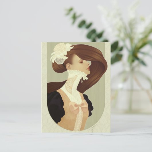 Postkarte "Lace" (Stehend Vorderseite)