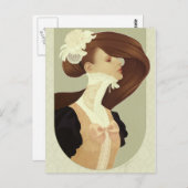 Postkarte "Lace" (Vorne/Hinten)