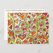 Postkarte lachen (Vorne/Hinten)