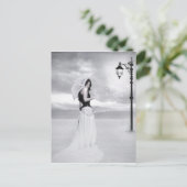 Postkarte "Lady Snowflake" (Stehend Vorderseite)