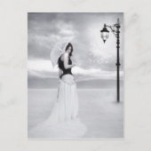 Postkarte "Lady Snowflake" (Vorderseite)