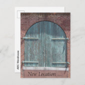 Postkarte - Lagertür (Vorne/Hinten)
