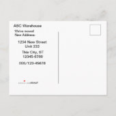 Postkarte - Lagertür (Rückseite)