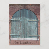 Postkarte - Lagertür (Vorderseite)