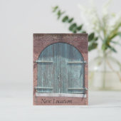 Postkarte - Lagertür (Stehend Vorderseite)