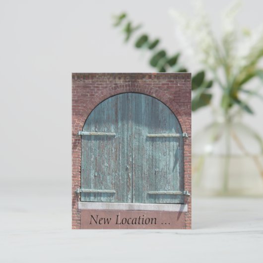 Postkarte - Lagertür (Stehend Vorderseite)