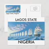 Postkarte - LAGOS-STAAT (Vorne/Hinten)