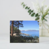 Postkarte Lake Tahoe (Stehend Vorderseite)