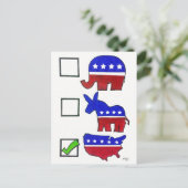 Postkarte: Land vor Party Postkarte (Stehend Vorderseite)