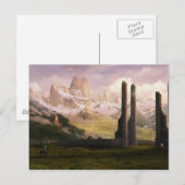 Postkarte Landschaftskunst (Vorne/Hinten)