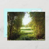 Postkarte - Laubfenster (Vorne/Hinten)