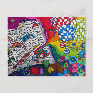 Postkarte Lebensbuch