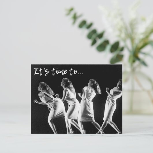 Postkarte Lebensplan (Stehend Vorderseite)