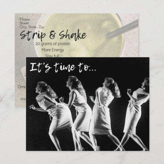 Postkarte Lebensplan (Vorne/Hinten)