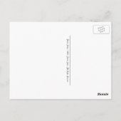 Postkarte (Leer/Benutzerdefiniert): Segen-Bliss (Rückseite)