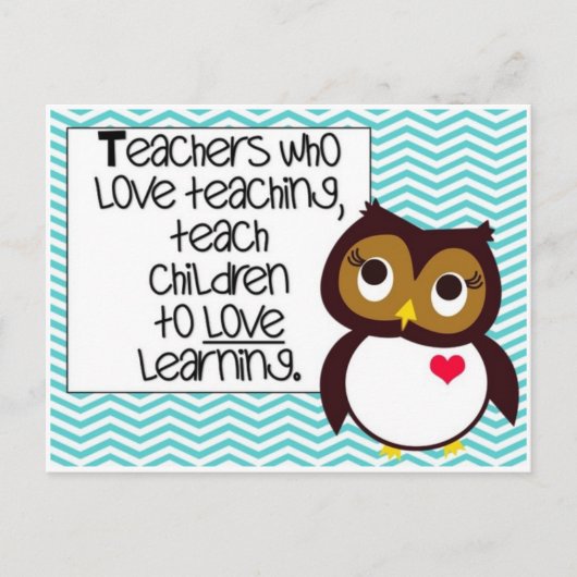 Postkarte - Lehrer und Schüssel (Vorderseite)