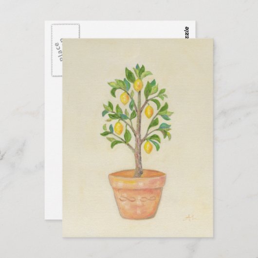 Postkarte Lemon Tree (Vorne/Hinten)
