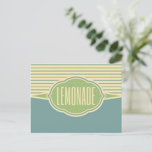 Postkarte "Lemonade" (Stehend Vorderseite)
