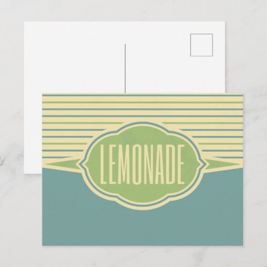 Postkarte "Lemonade" (Vorne/Hinten)